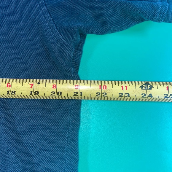 Tommy Hilfiger Polo Shirt Men's Short Sleeve‎ Casual Golf Preppy Green flaw - Picture 4 of 7